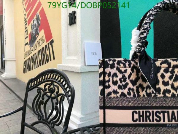 Christian Dior AAA+ Replica Canvas Small Book Tote DOBP052141167