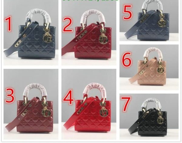 Christian Dior AAA+ Replica Lady Dior Cannage Sac LB35164397516