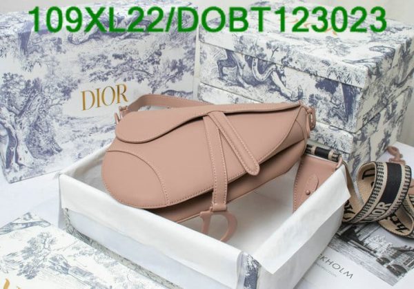 Christian Dior AAA+ Replica Luxury Leather Saddle Bag DOBT123023854