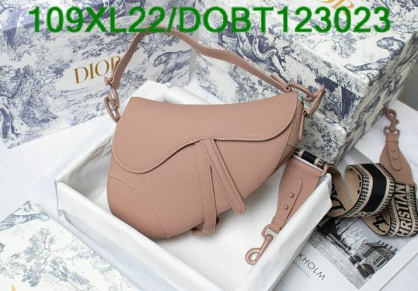 Christian Dior AAA+ Replica Luxury Leather Saddle Bag DOBT123023854