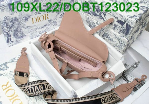 Christian Dior AAA+ Replica Luxury Leather Saddle Bag DOBT123023854