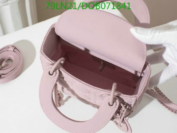 Christian Dior AAA+ Replica Matte Sheepskin Mini Lady Bag D0B0718416974