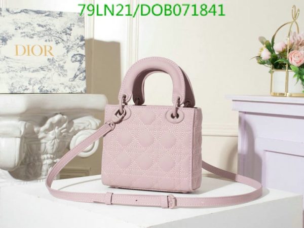 Christian Dior AAA+ Replica Matte Sheepskin Mini Lady Bag D0B0718416974