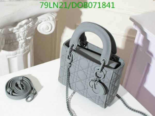 Christian Dior AAA+ Replica Matte Sheepskin Mini Lady Bag D0B0718416974