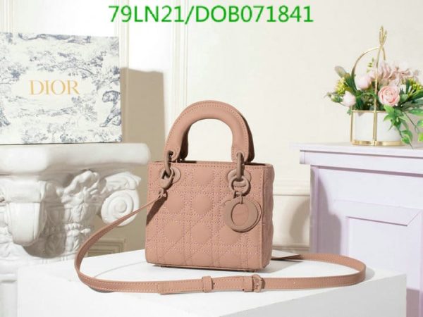 Christian Dior AAA+ Replica Matte Sheepskin Mini Lady Bag D0B0718416974