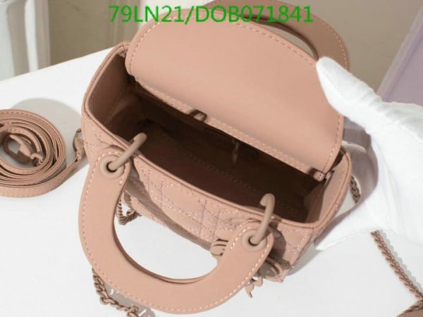 Christian Dior AAA+ Replica Matte Sheepskin Mini Lady Bag D0B0718416974