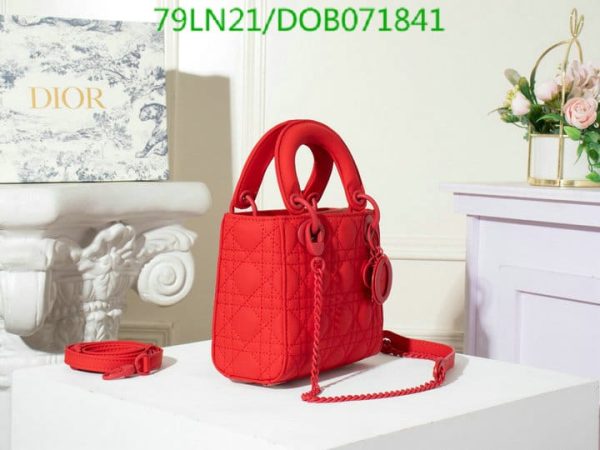 Christian Dior AAA+ Replica Matte Sheepskin Mini Lady Bag D0B0718416974