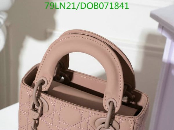 Christian Dior AAA+ Replica Matte Sheepskin Mini Lady Bag D0B0718416974