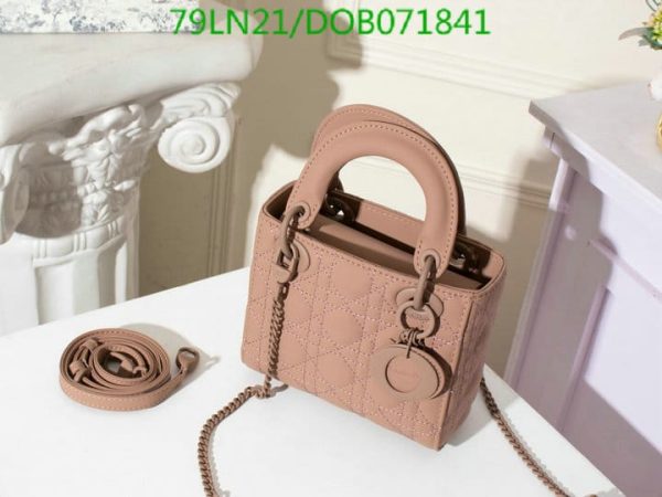 Christian Dior AAA+ Replica Matte Sheepskin Mini Lady Bag D0B0718416974