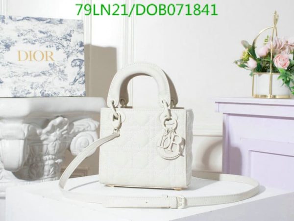 Christian Dior AAA+ Replica Matte Sheepskin Mini Lady Bag D0B0718416974