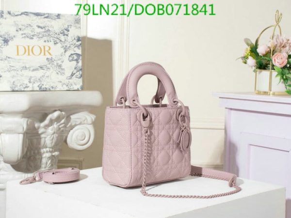 Christian Dior AAA+ Replica Matte Sheepskin Mini Lady Bag D0B0718416974