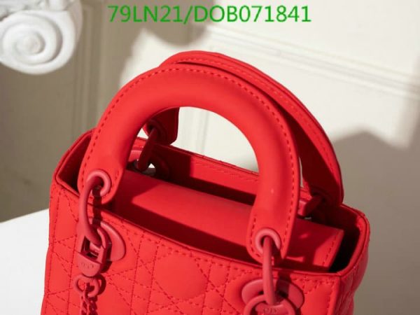 Christian Dior AAA+ Replica Matte Sheepskin Mini Lady Bag D0B0718416974