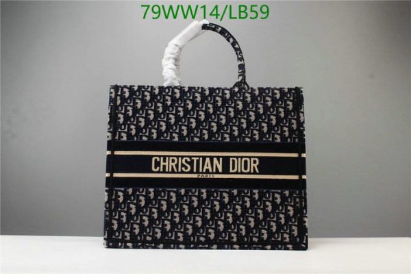 Christian Dior AAA+ Replica Oblique Canvas Book Tote Bag LB59164389547