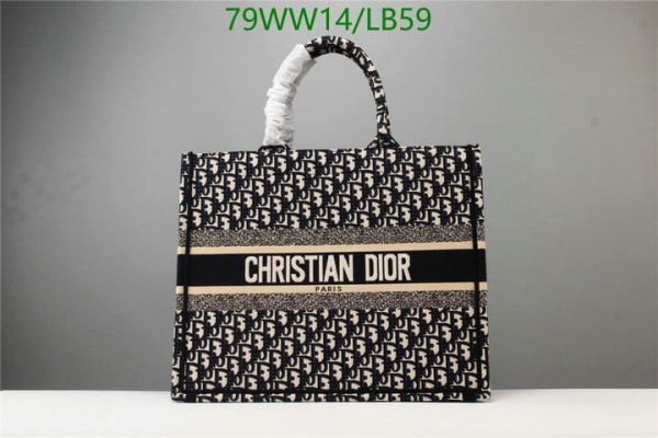 Christian Dior AAA+ Replica Oblique Canvas Book Tote Bag LB59164389547