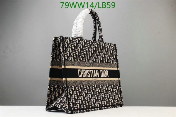 Christian Dior AAA+ Replica Oblique Canvas Book Tote Bag LB59164389547