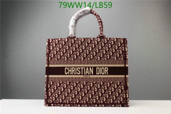 Christian Dior AAA+ Replica Oblique Canvas Book Tote Bag LB59164389547