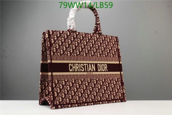 Christian Dior AAA+ Replica Oblique Canvas Book Tote Bag LB59164389547