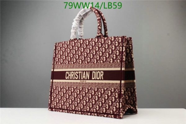 Christian Dior AAA+ Replica Oblique Canvas Book Tote Bag LB59164389547