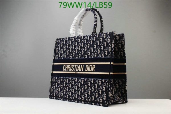 Christian Dior AAA+ Replica Oblique Canvas Book Tote Bag LB59164389547