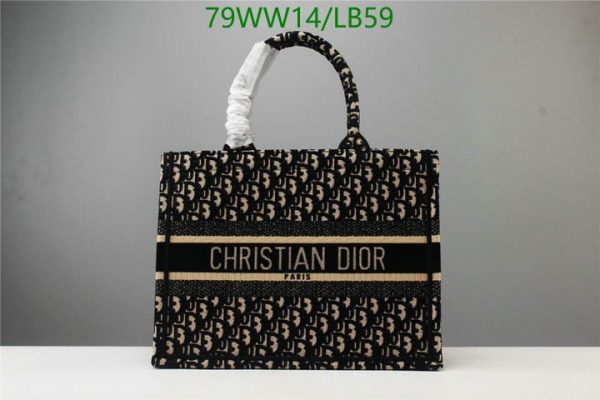 Christian Dior AAA+ Replica Oblique Canvas Book Tote Bag LB59164389547