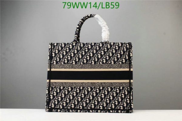 Christian Dior AAA+ Replica Oblique Canvas Book Tote Bag LB59164389547