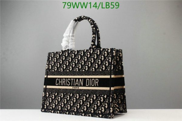 Christian Dior AAA+ Replica Oblique Canvas Book Tote Bag LB59164389547