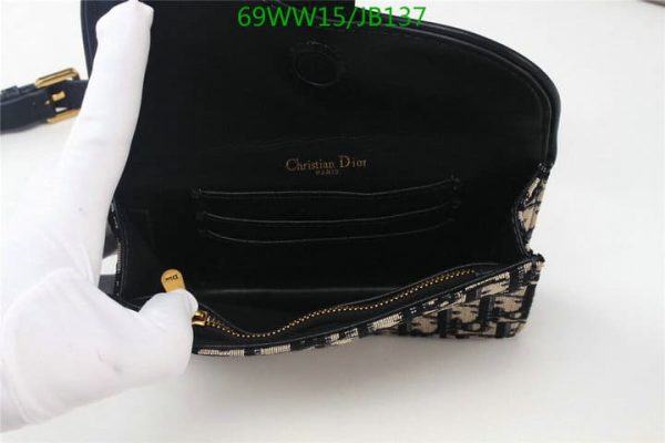 Christian Dior AAA+ Replica Oblique Saddle Pouch Chain Bag JB13816431975