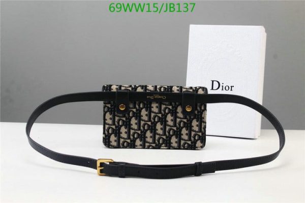 Christian Dior AAA+ Replica Oblique Saddle Pouch Chain Bag JB13816431975