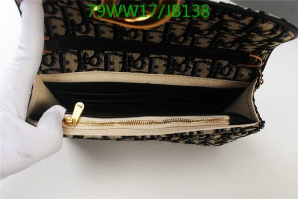 Christian Dior AAA+ Replica Oblique Saddle Pouch Chain Bag JB13816431975