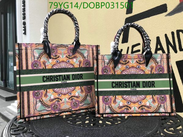 Christian Dior AAA+ Replica Dioriviera Book Tote Blue DOBP031501164