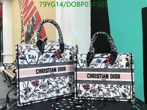 Christian Dior AAA+ Replica Dioriviera Book Tote Blue DOBP031501164