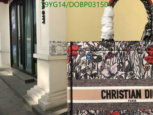 Christian Dior AAA+ Replica Dioriviera Book Tote Blue DOBP031501164