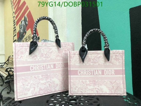 Christian Dior AAA+ Replica Dioriviera Book Tote Blue DOBP031501164