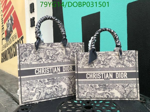 Christian Dior AAA+ Replica Dioriviera Book Tote Blue DOBP031501164