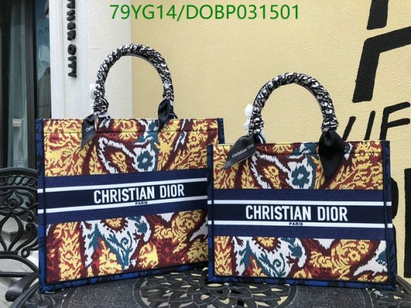 Christian Dior AAA+ Replica Dioriviera Book Tote Blue DOBP031501164