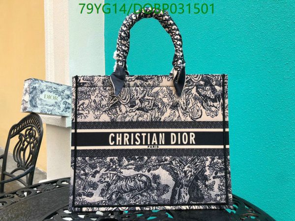 Christian Dior AAA+ Replica Dioriviera Book Tote Blue DOBP031501164