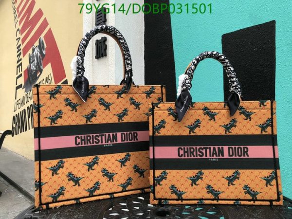 Christian Dior AAA+ Replica Dioriviera Book Tote Blue DOBP031501164