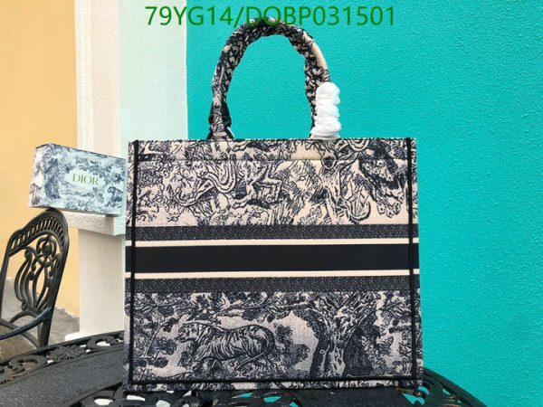 Christian Dior AAA+ Replica Dioriviera Book Tote Blue DOBP031501164