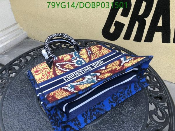 Christian Dior AAA+ Replica Dioriviera Book Tote Blue DOBP031501164