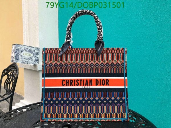 Christian Dior AAA+ Replica Dioriviera Book Tote Blue DOBP031501164