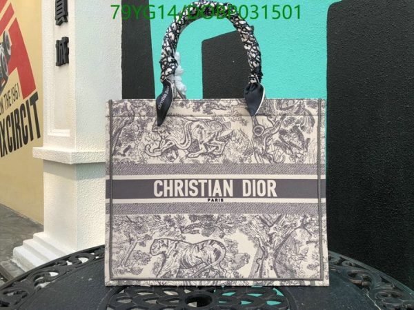 Christian Dior AAA+ Replica Dioriviera Book Tote Blue DOBP031501164