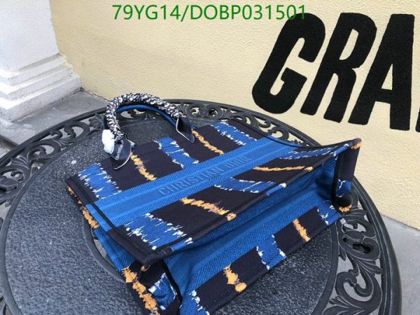 Christian Dior AAA+ Replica Dioriviera Book Tote Blue DOBP031501164