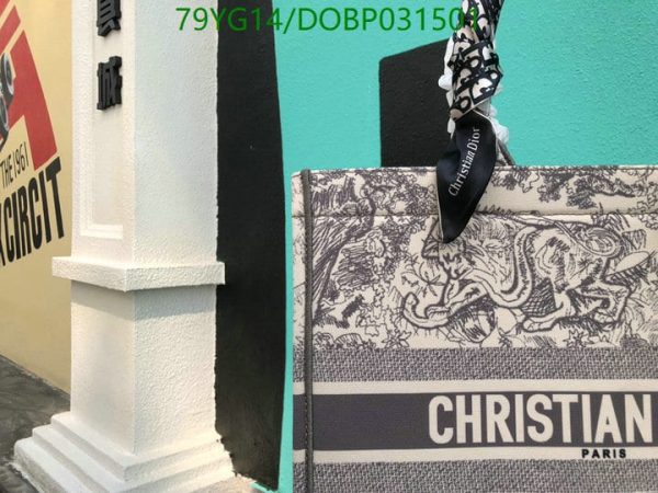 Christian Dior AAA+ Replica Dioriviera Book Tote Blue DOBP031501164