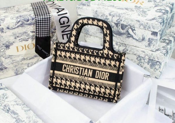 Christian Dior AAA+ Replica Canvas Mini Book Tote Bag DOBT123014528