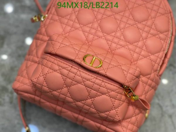 Dior AAA+ Replica Mini Cannage Sheepskin Backpack LB22146152874