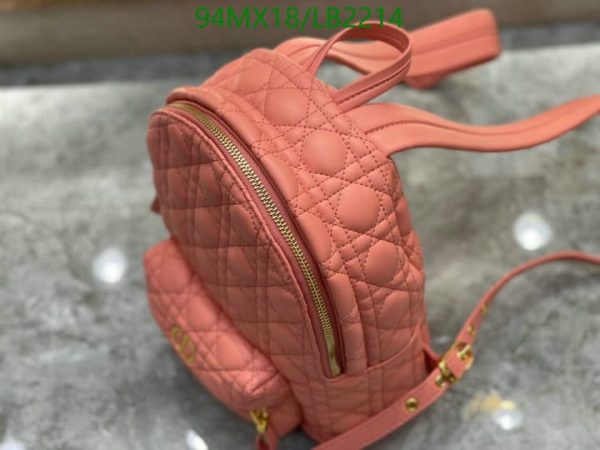 Dior AAA+ Replica Mini Cannage Sheepskin Backpack LB22146152874