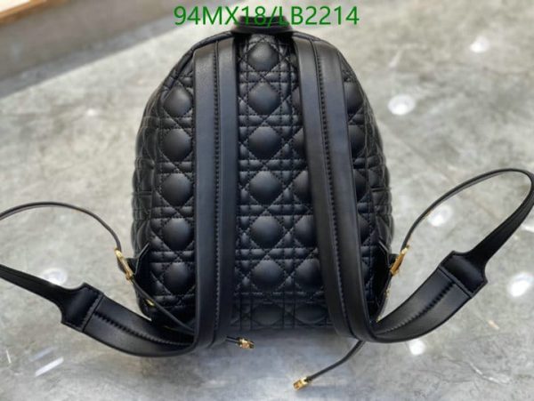 Dior AAA+ Replica Mini Cannage Sheepskin Backpack LB22146152874