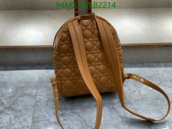 Dior AAA+ Replica Mini Cannage Sheepskin Backpack LB22146152874