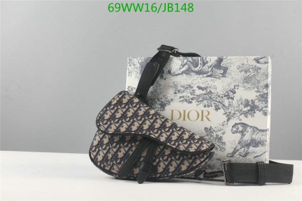 Dior AAA+ Replica Oblique Designer Small Saddle Bag JB14816437854