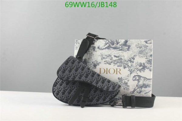 Dior AAA+ Replica Oblique Designer Small Saddle Bag JB14816437854